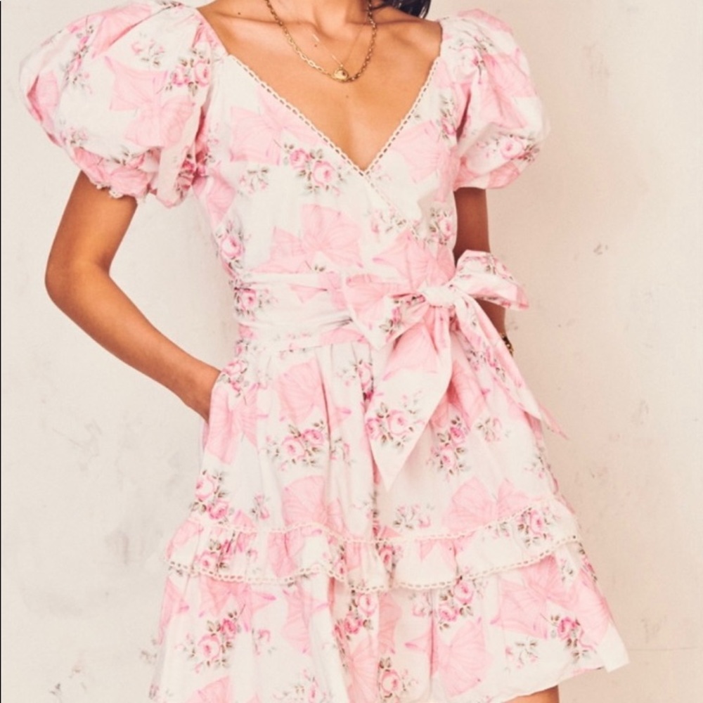 Loveshackfancy gorgeous bow print dress